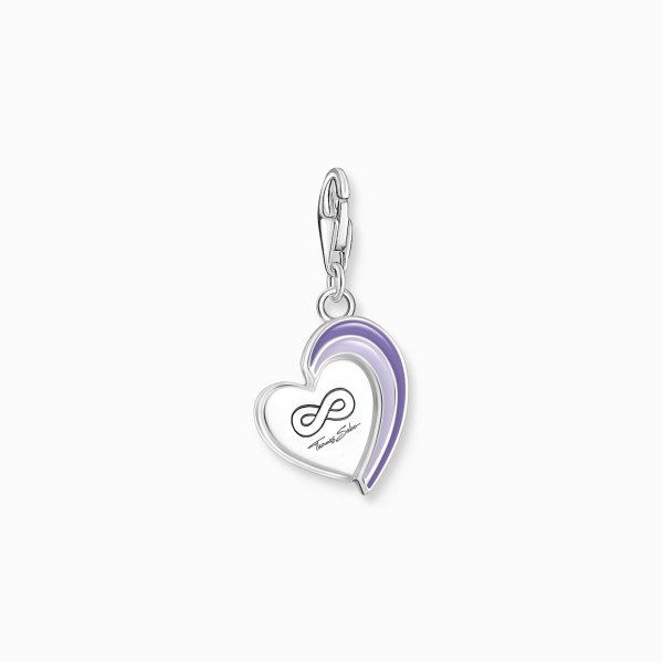Thomas Sabo - Berlock Charm Club Best Friend Lila