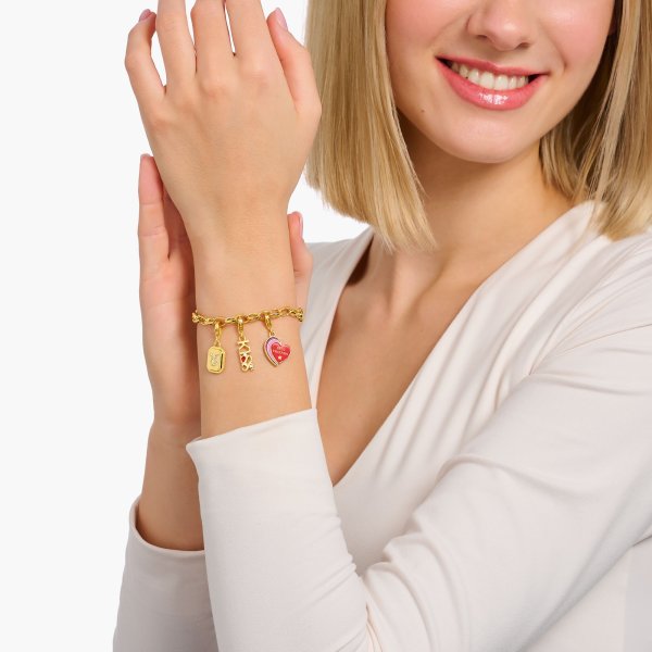 Thomas Sabo - Berlock Charm Club Best Friends Röd