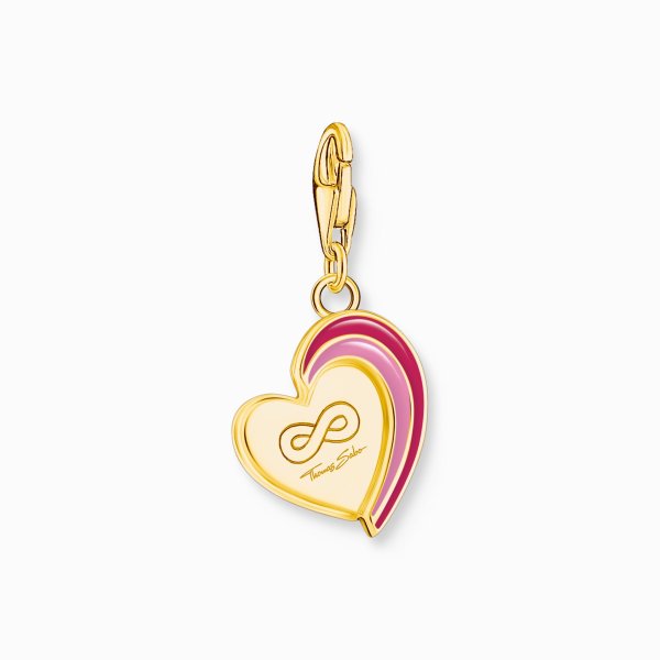 Thomas Sabo - Berlock Charm Club Best Friends Röd