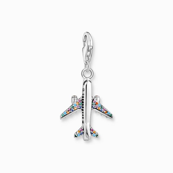 Thomas Sabo - Berlock Charm Club Flygplan Silver Mix