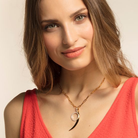 Thomas Sabo - Berlock Charm Club Gyllene Måne Guld