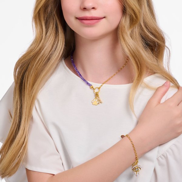 Thomas Sabo - Berlock Charm Club Hundtass Guld