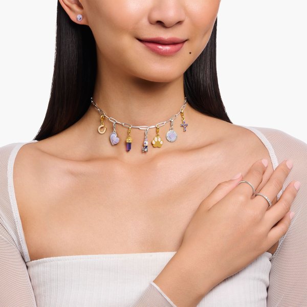 Thomas Sabo - Berlock Charm Club Hundtass Guld