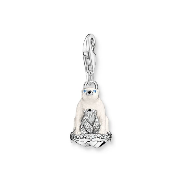 Thomas Sabo - Berlock Charm Club Isbjörnar Vit
