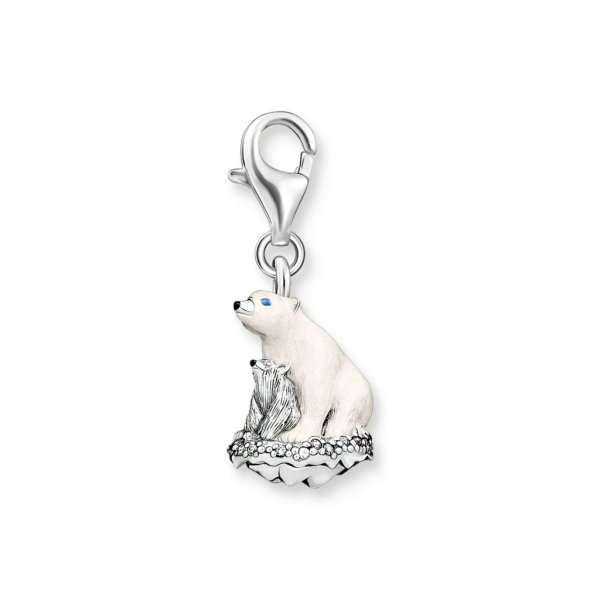 Thomas Sabo - Berlock Charm Club Isbjörnar Vit