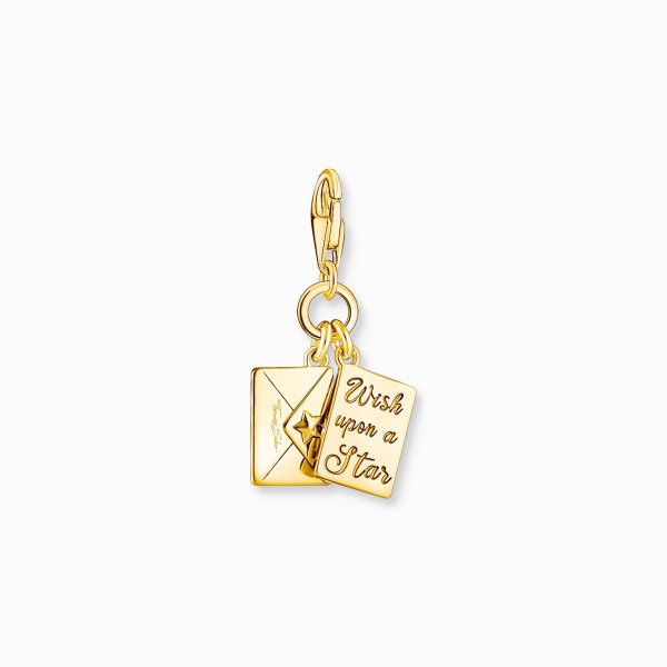 Thomas Sabo - Berlock Charm Club Kärleksbrev Guld