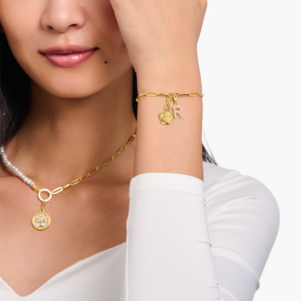 Thomas Sabo - Berlock Charm Club Kärleksbrev Guld
