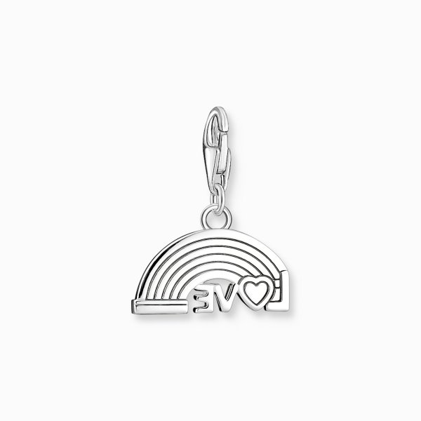 Thomas Sabo - Berlock Charm Club Regnbåge Silver Mix