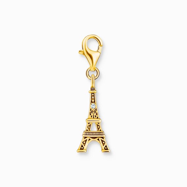 Thomas Sabo - Berlock Charm Club Eiffeltorn Guld
