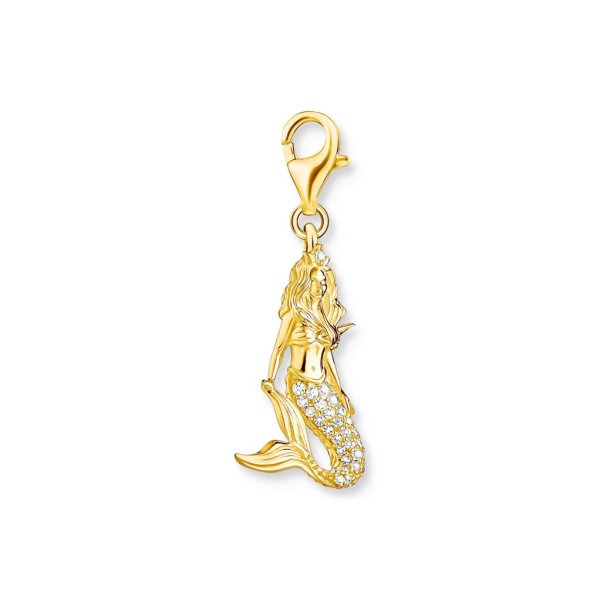 Thomas Sabo - Berlock Charm Club Sjöjungfru Guld