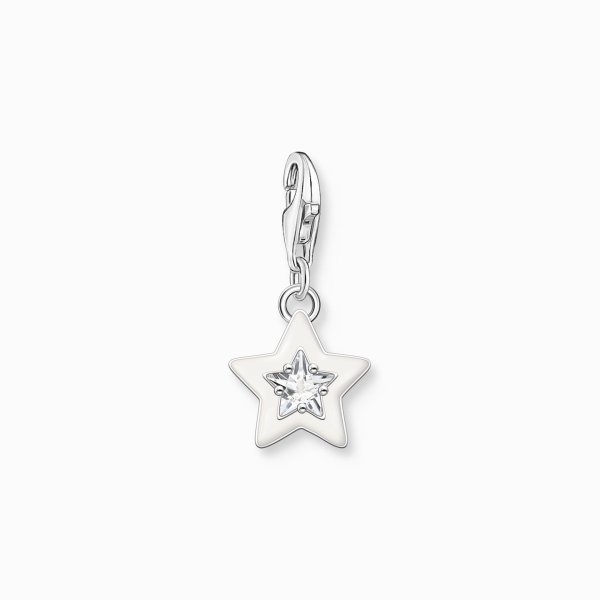 Thomas Sabo - Berlock Charm Club Stjärna CZ Vit