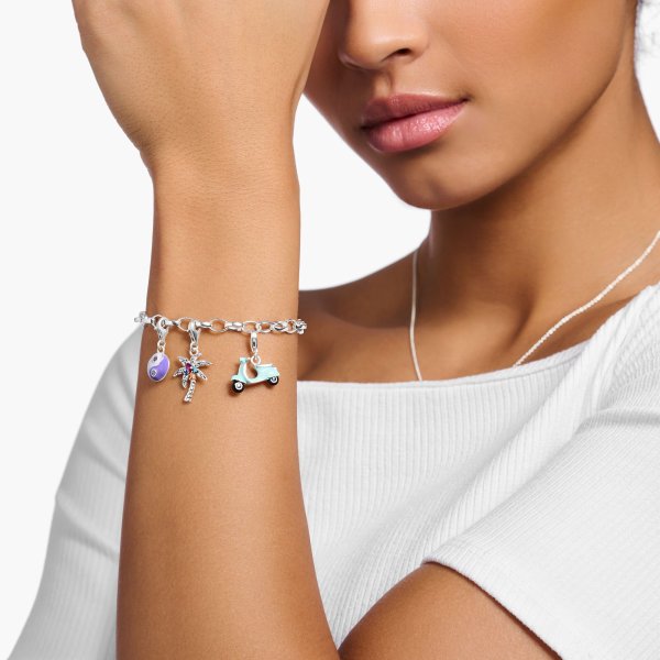 Thomas Sabo - Berlock Charm Club Vespa Turkose