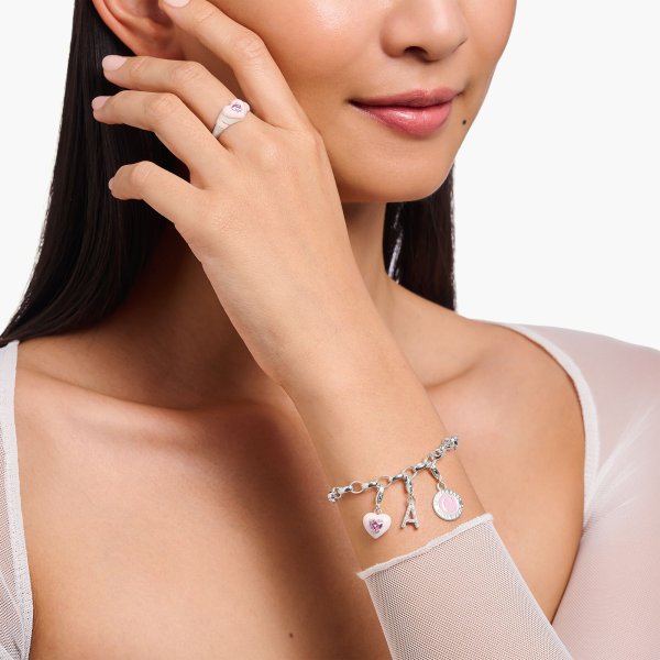 Thomas Sabo - Berlock Charmista Coin Silver Rosa