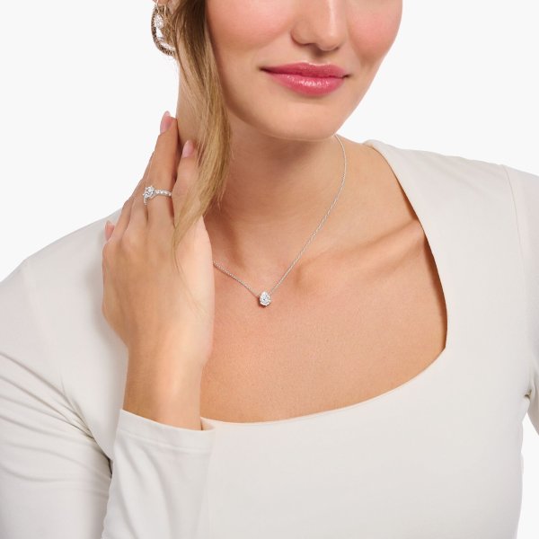Thomas Sabo - Halsband Droppe Silver