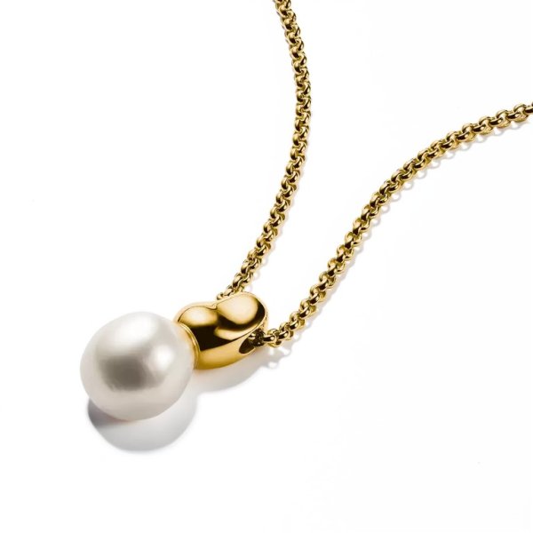 Thomas Sabo - Halsband Pärla Guld Vit