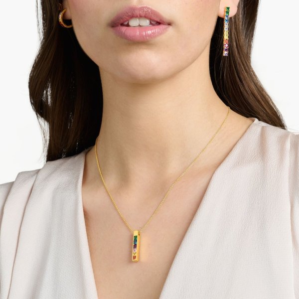 Thomas Sabo - Halsband Tennis Guld Mix