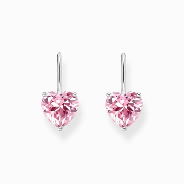 Thomas Sabo - Örhängen Krok Hjärta Rosa