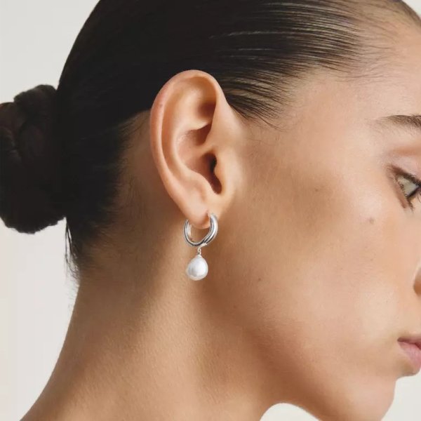 Thomas Sabo - Örhängen Pärla Creol Silver