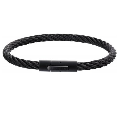 Tommy Hilfiger - Armband Cable Wire Svart