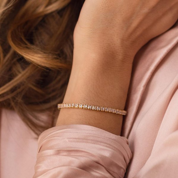 Caroline Svedbom - Armband Zara Rhodium Crystal