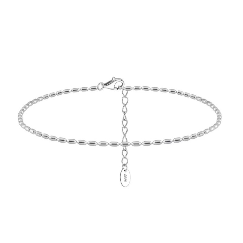 Product Image for The Botilda - Fotlänk Rice Beads Silver